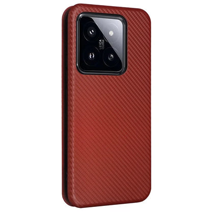 For Xiaomi 14 Pro Case Card Holder Stand TPU + PU Leather Cell Phone Cover