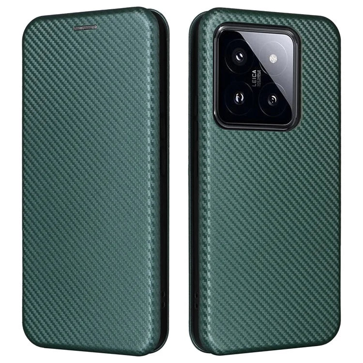 For Xiaomi 14 Pro Case Card Holder Stand TPU + PU Leather Cell Phone Cover