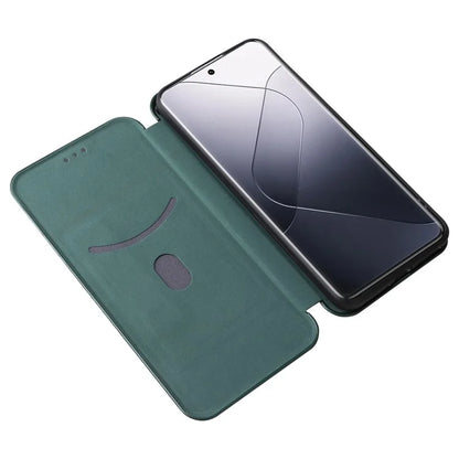For Xiaomi 14 Pro Case Card Holder Stand TPU + PU Leather Cell Phone Cover