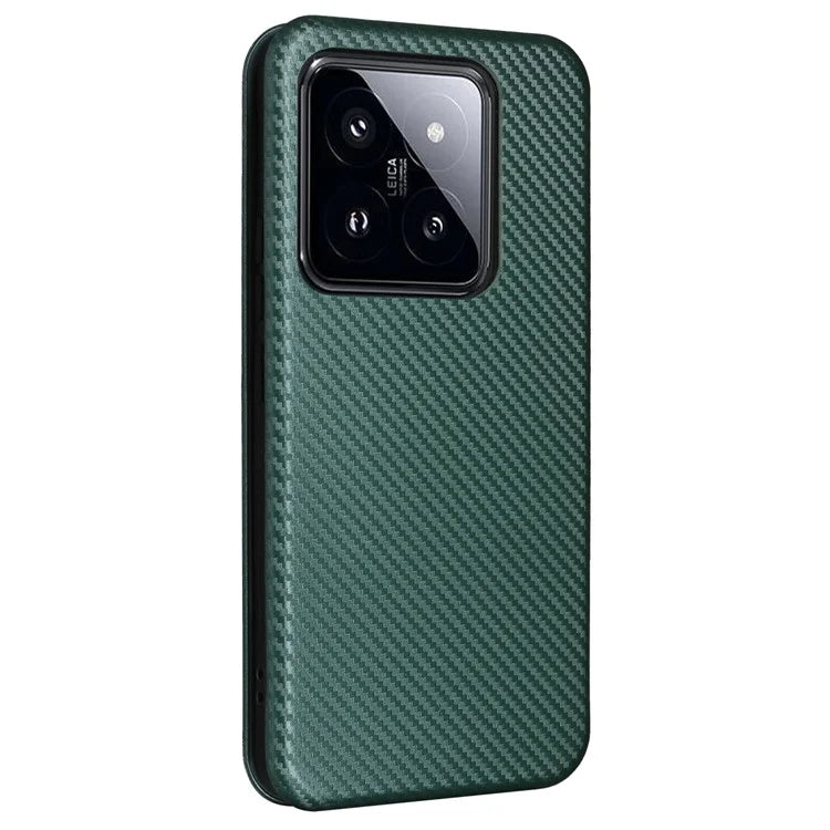 For Xiaomi 14 Pro Case Card Holder Stand TPU + PU Leather Cell Phone Cover