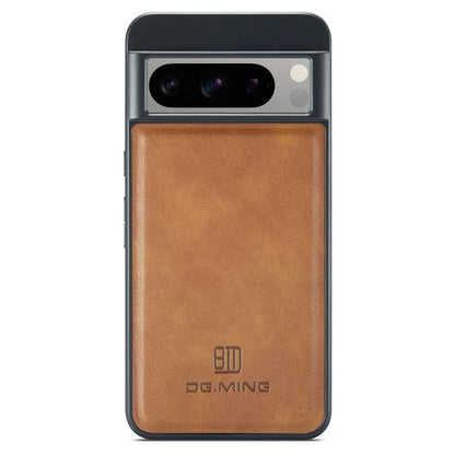 DG.MING For Google Pixel 8 Pro Phone Case PU Leather Shockproof Back Cover