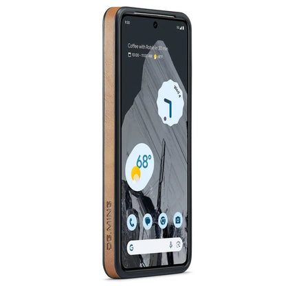 DG.MING For Google Pixel 8 Pro Phone Case PU Leather Shockproof Back Cover
