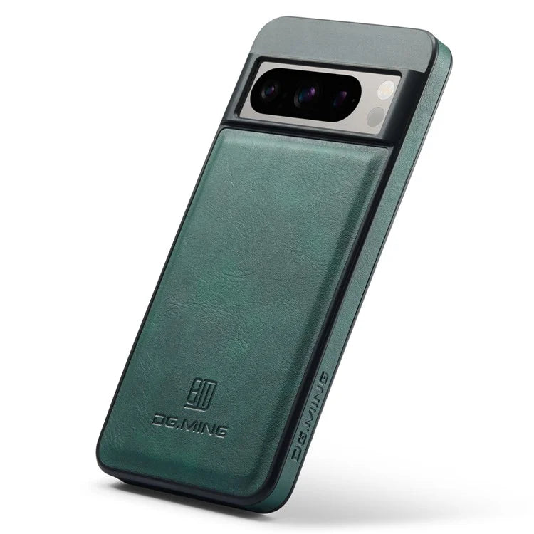 DG.MING For Google Pixel 8 Pro Phone Case PU Leather Shockproof Back Cover