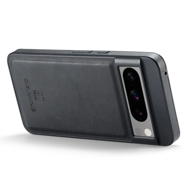 DG.MING For Google Pixel 8 Pro Phone Case PU Leather Shockproof Back Cover