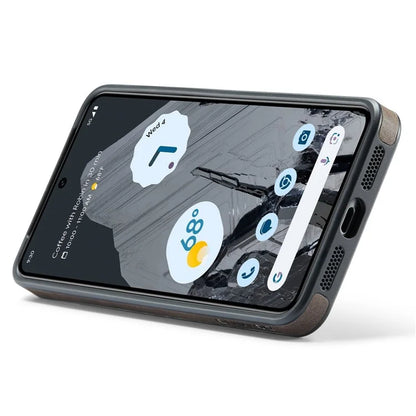 DG.MING For Google Pixel 8 Pro Phone Case PU Leather Shockproof Back Cover
