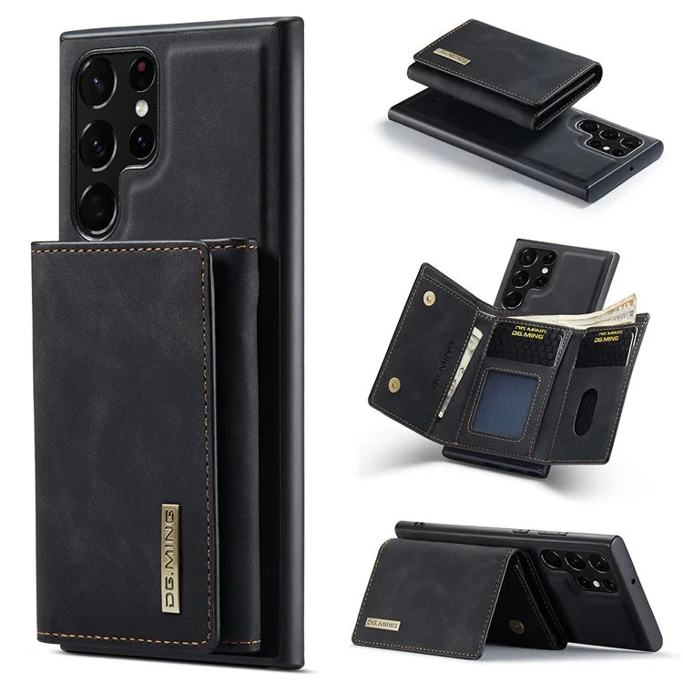DG.MING M1 Series for Samsung Galaxy S24 Ultra Case Detachable Wallet Phone Cover