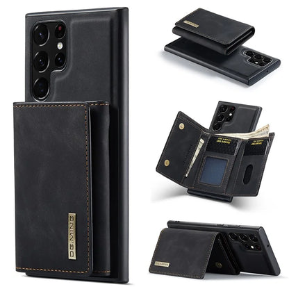 DG.MING M1 Series for Samsung Galaxy S24 Ultra Case Detachable Wallet Phone Cover