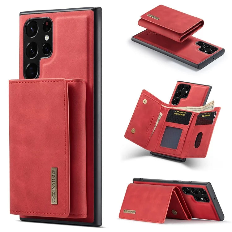 DG.MING M1 Series for Samsung Galaxy S24 Ultra Case Detachable Wallet Phone Cover