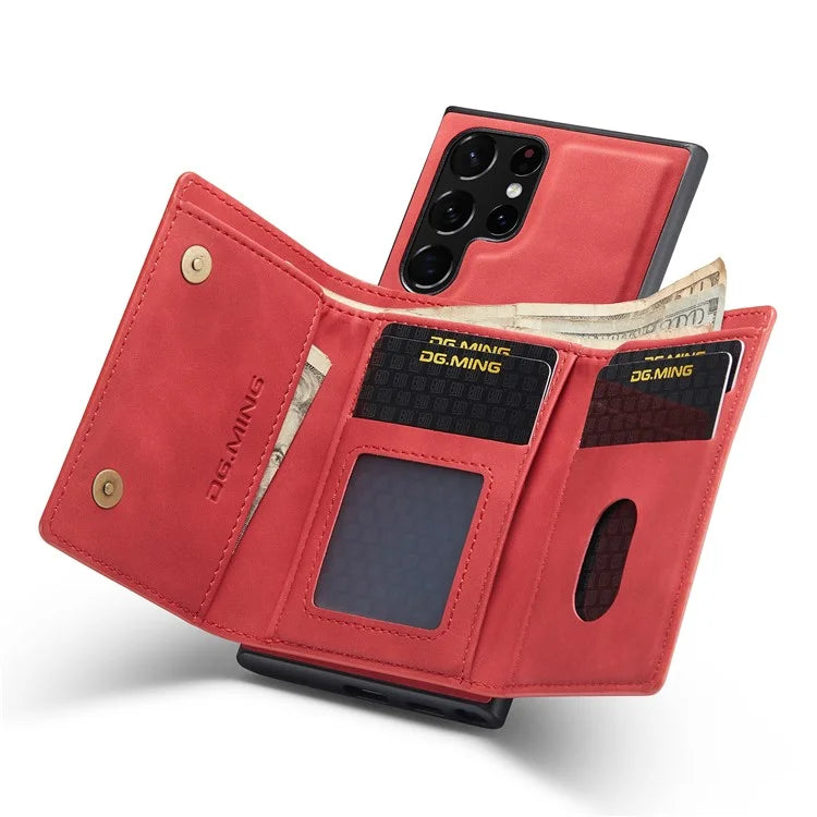DG.MING M1 Series for Samsung Galaxy S24 Ultra Case Detachable Wallet Phone Cover