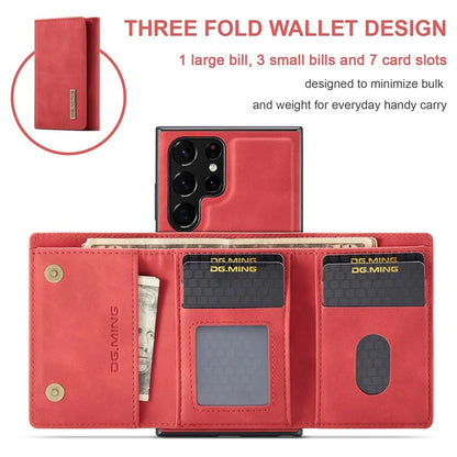 DG.MING M1 Series for Samsung Galaxy S24 Ultra Case Detachable Wallet Phone Cover