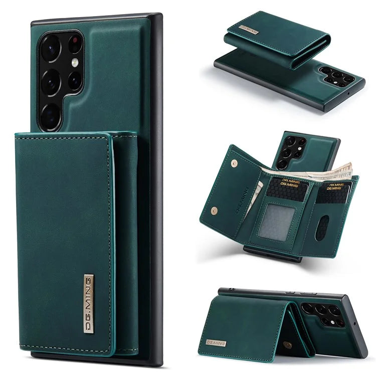 DG.MING M1 Series for Samsung Galaxy S24 Ultra Case Detachable Wallet Phone Cover