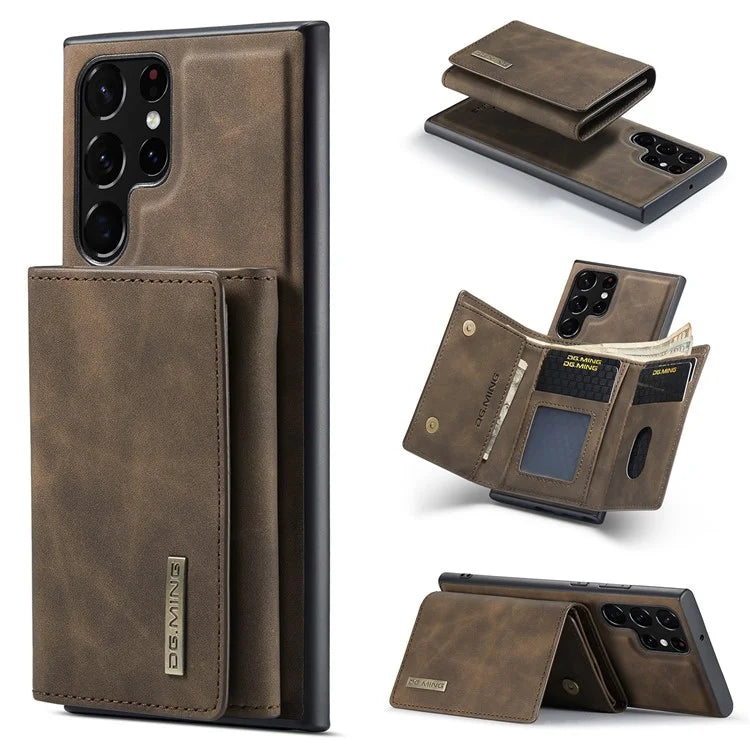 DG.MING M1 Series for Samsung Galaxy S24 Ultra Case Detachable Wallet Phone Cover