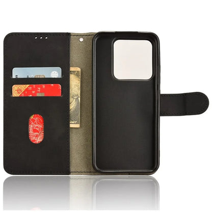 For Xiaomi 14 Cell Phone Case Skin-touch Stand Leather Wallet Cover
