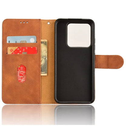 For Xiaomi 14 Cell Phone Case Skin-touch Stand Leather Wallet Cover