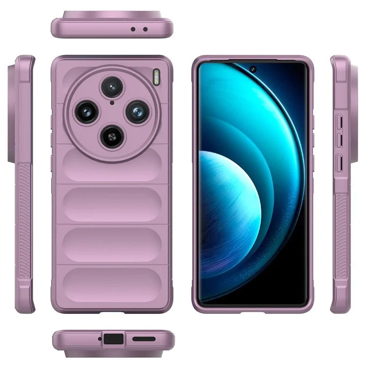 For vivo X100 Pro 5G Case Soft TPU Back Shell Rugged Cell Phone Protector Cover