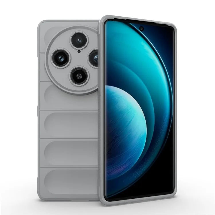 For vivo X100 Pro 5G Case Soft TPU Back Shell Rugged Cell Phone Protector Cover