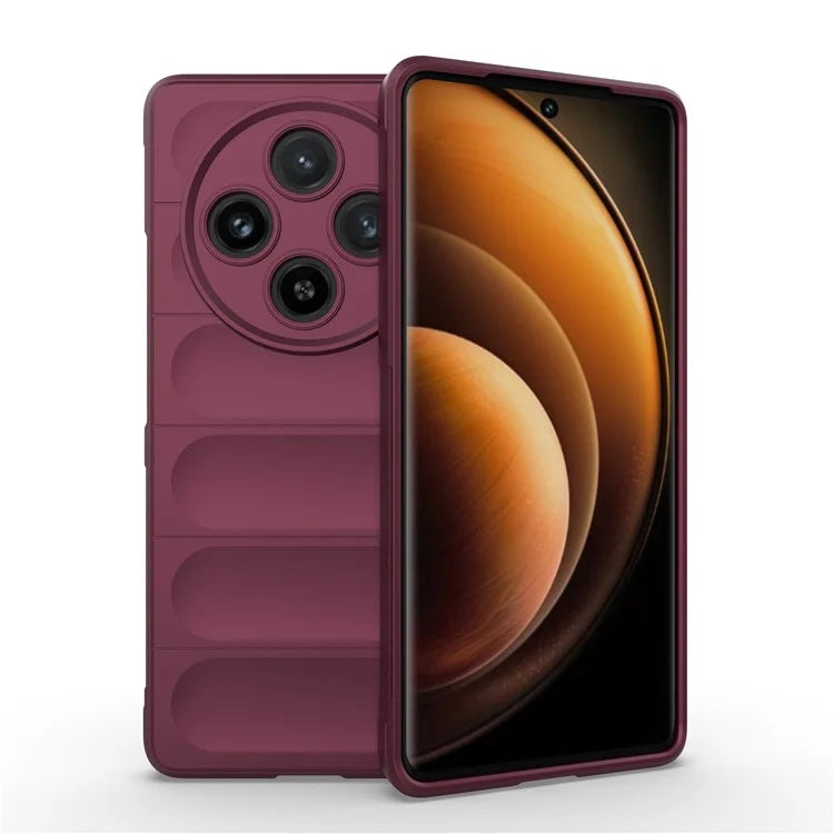 For vivo X100 5G Case Rugged Phone Protector Soft TPU Phone Back Shell Cover