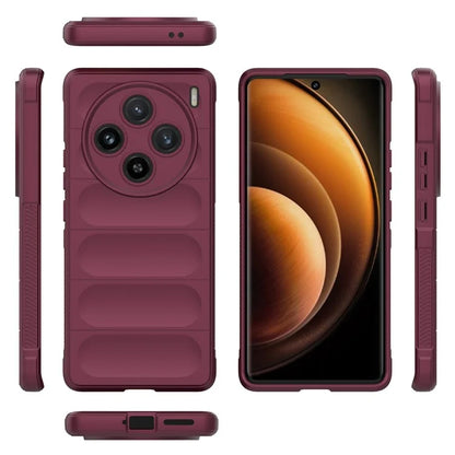 For vivo X100 5G Case Rugged Phone Protector Soft TPU Phone Back Shell Cover