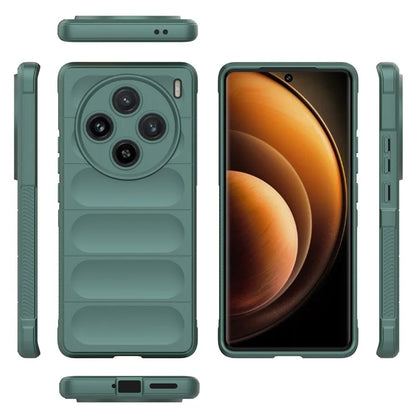 For vivo X100 5G Case Rugged Phone Protector Soft TPU Phone Back Shell Cover