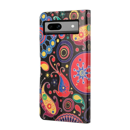 For Google Pixel 8a PU Leather Case Pattern Flip Stand Phone Cover