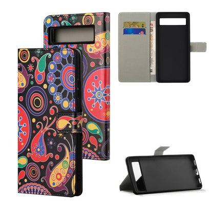 For Google Pixel 8a PU Leather Case Pattern Flip Stand Phone Cover