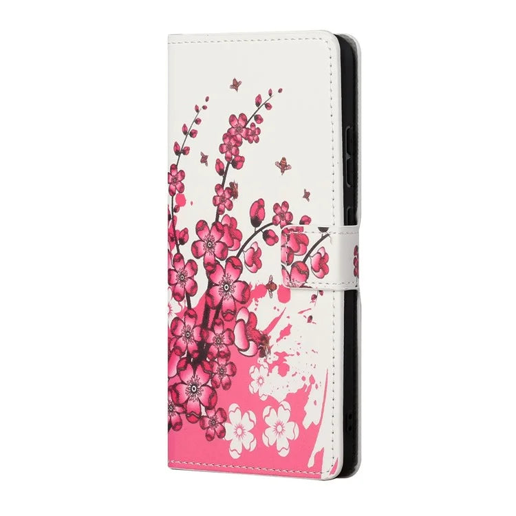 For Google Pixel 8a PU Leather Case Pattern Flip Stand Phone Cover