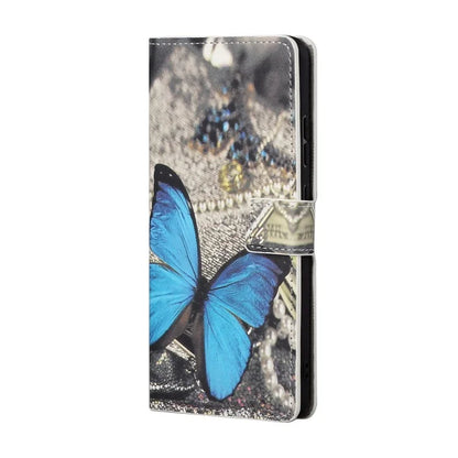 For Google Pixel 8a PU Leather Case Pattern Flip Stand Phone Cover