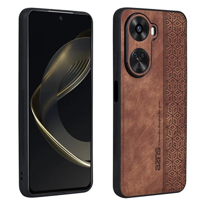 AZNS For Huawei nova 11 SE Case Imprinted PU Leather + TPU Cell Phone Back Cover