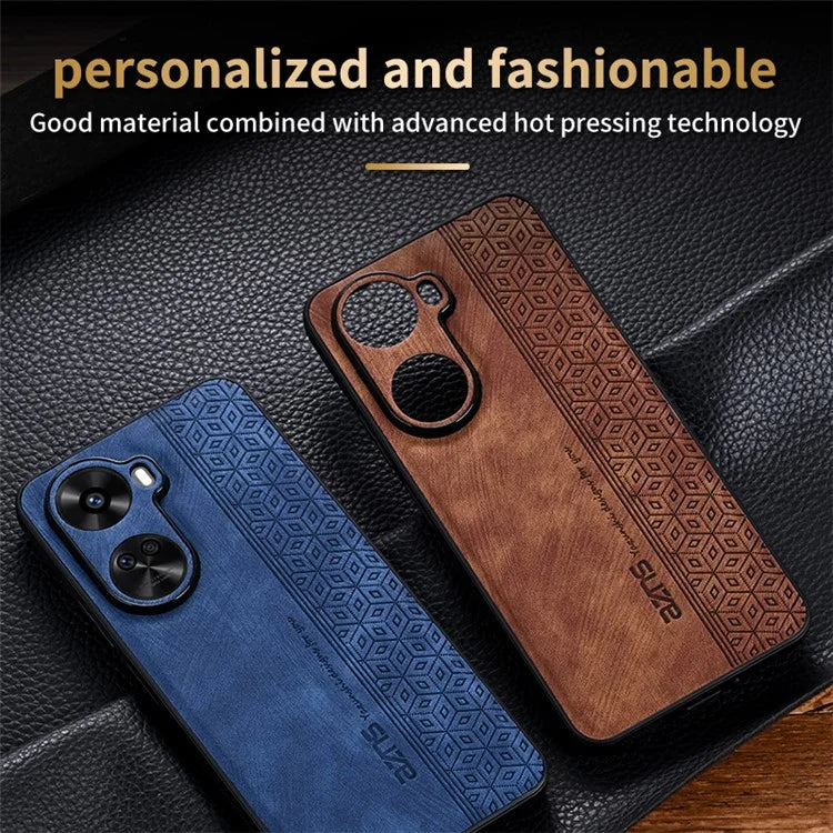 AZNS For Huawei nova 11 SE Case Imprinted PU Leather + TPU Cell Phone Back Cover