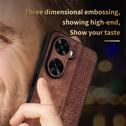 AZNS For Huawei nova 11 SE Case Imprinted PU Leather + TPU Cell Phone Back Cover