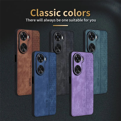 AZNS For Huawei nova 11 SE Case Imprinted PU Leather + TPU Cell Phone Back Cover