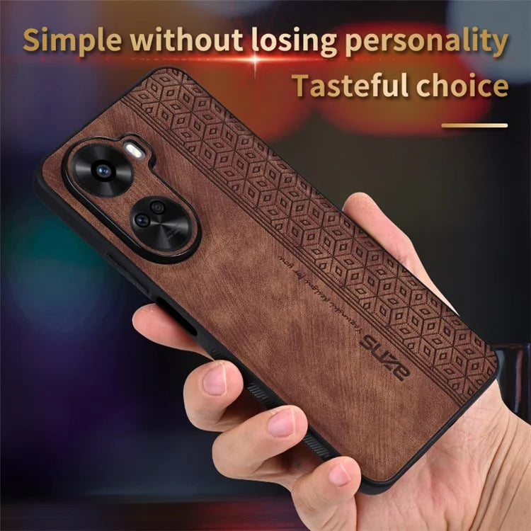 AZNS For Huawei nova 11 SE Case Imprinted PU Leather + TPU Cell Phone Back Cover