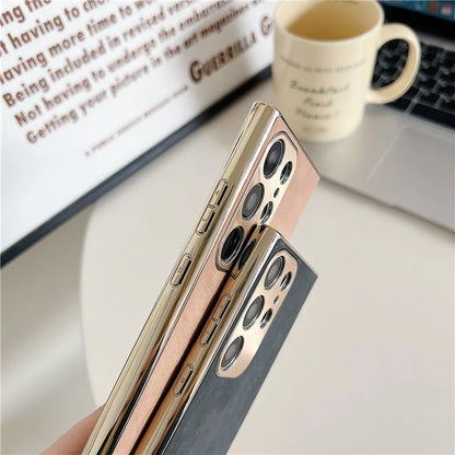 For Samsung Galaxy S22 Ultra 5G Case Anti Drop Protective Electroplating Phone Cover
