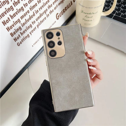 For Samsung Galaxy S22 Ultra 5G Case Anti Drop Protective Electroplating Phone Cover