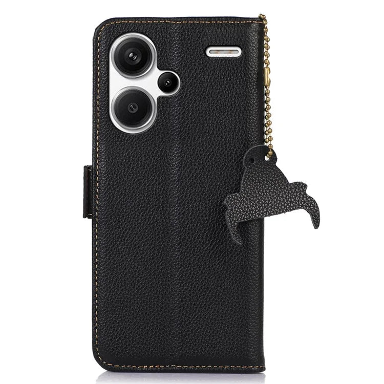 For Xiaomi Redmi Note 13 Pro+ 5G Cell Phone Case RFID Blocking Wallet Stand Cover