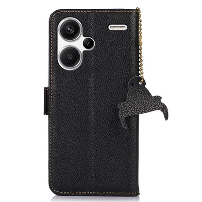 For Xiaomi Redmi Note 13 Pro+ 5G Cell Phone Case RFID Blocking Wallet Stand Cover
