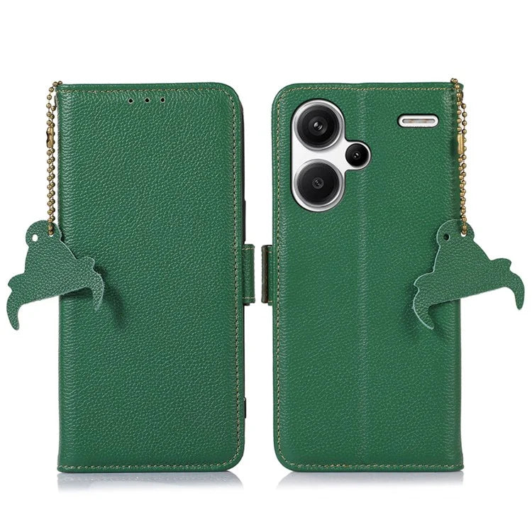 For Xiaomi Redmi Note 13 Pro+ 5G Cell Phone Case RFID Blocking Wallet Stand Cover