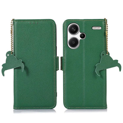 For Xiaomi Redmi Note 13 Pro+ 5G Cell Phone Case RFID Blocking Wallet Stand Cover