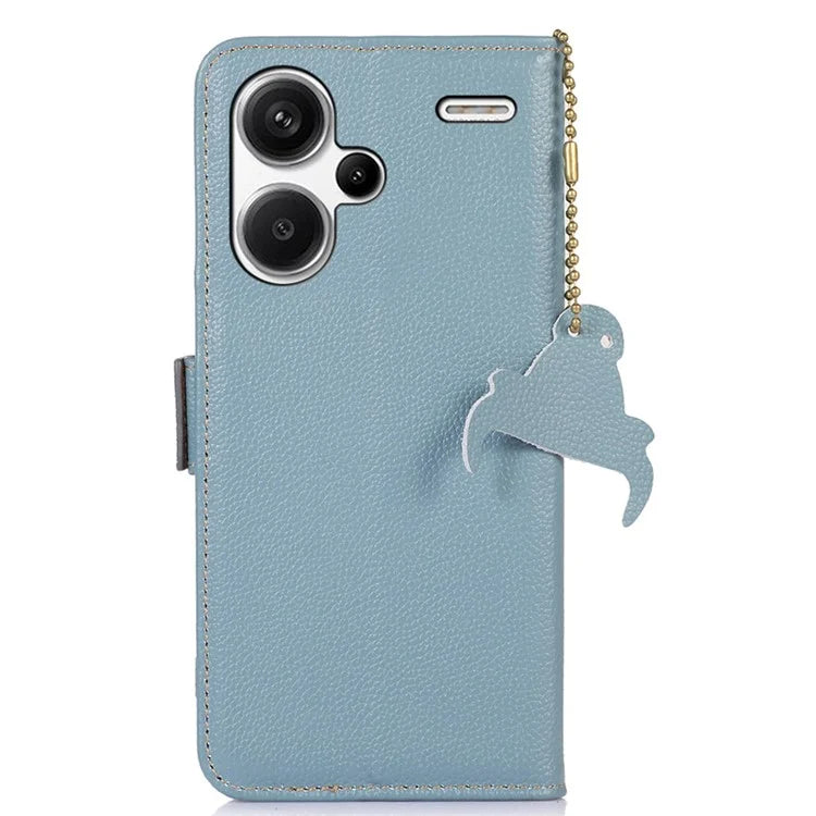 For Xiaomi Redmi Note 13 Pro+ 5G Cell Phone Case RFID Blocking Wallet Stand Cover