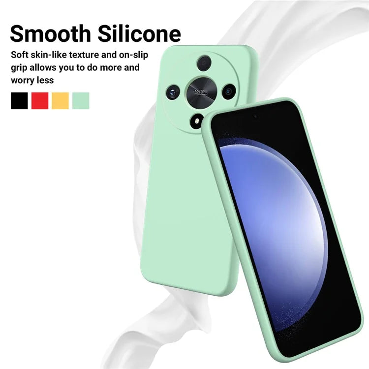 For Honor X9b 5G / Magic6 Lite 5G Case Phone Cover Soft Lining Liquid Silicone Shell with Strap