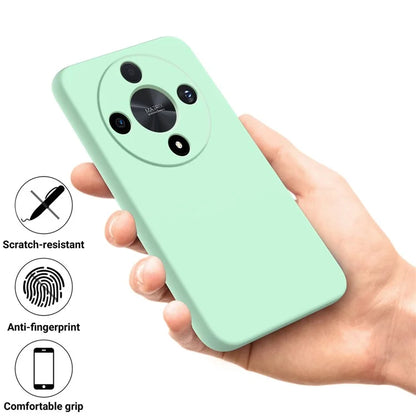For Honor X9b 5G / Magic6 Lite 5G Case Phone Cover Soft Lining Liquid Silicone Shell with Strap