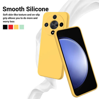 For Honor X9b 5G / Magic6 Lite 5G Case Phone Cover Soft Lining Liquid Silicone Shell with Strap