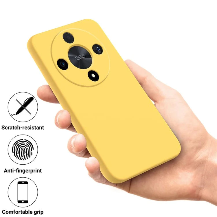 For Honor X9b 5G / Magic6 Lite 5G Case Phone Cover Soft Lining Liquid Silicone Shell with Strap