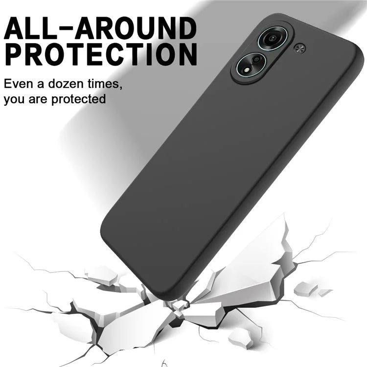 For Xiaomi Redmi 13C 4G / Poco C65 4G Case Soft Lining Liquid Silicone Shell Slim-Fit Phone Cover with Strap