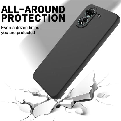 For Xiaomi Redmi 13C 4G / Poco C65 4G Case Soft Lining Liquid Silicone Shell Slim-Fit Phone Cover with Strap