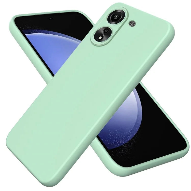 For Xiaomi Redmi 13C 4G / Poco C65 4G Case Soft Lining Liquid Silicone Shell Slim-Fit Phone Cover with Strap