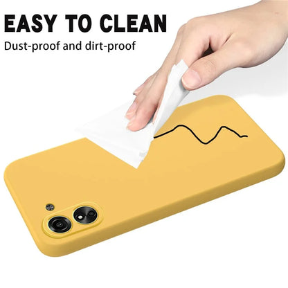 For Xiaomi Redmi 13C 4G / Poco C65 4G Case Soft Lining Liquid Silicone Shell Slim-Fit Phone Cover with Strap