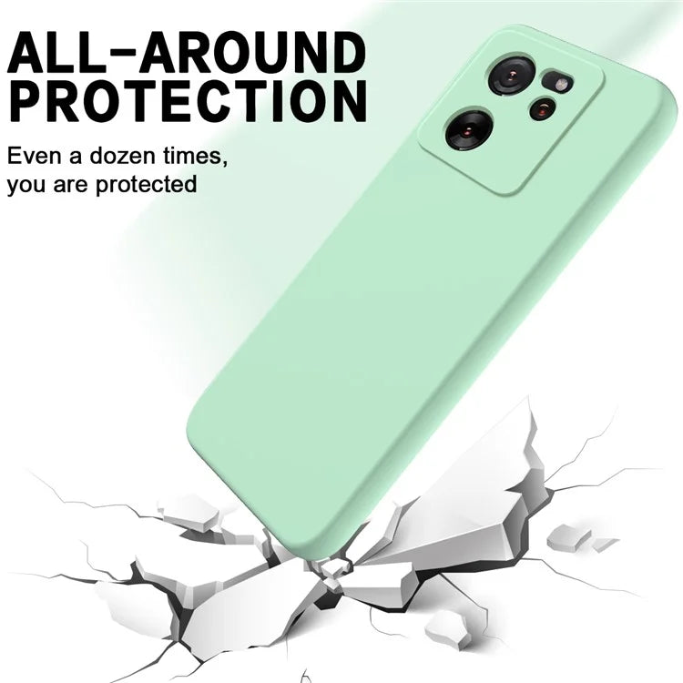 For Xiaomi 13T Pro / 13T / Redmi K60 Ultra Case Soft Lining Liquid Silicone Phone Covering Shell with Strap