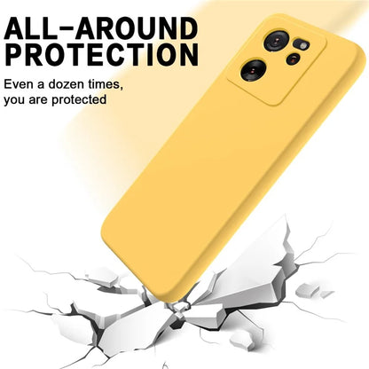For Xiaomi 13T Pro / 13T / Redmi K60 Ultra Case Soft Lining Liquid Silicone Phone Covering Shell with Strap