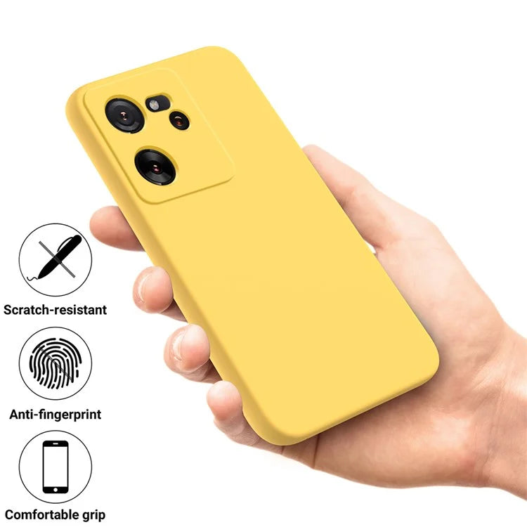 For Xiaomi 13T Pro / 13T / Redmi K60 Ultra Case Soft Lining Liquid Silicone Phone Covering Shell with Strap